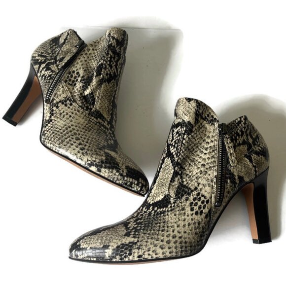Franco Sarto snakeskin booties - Picture 1 of 7